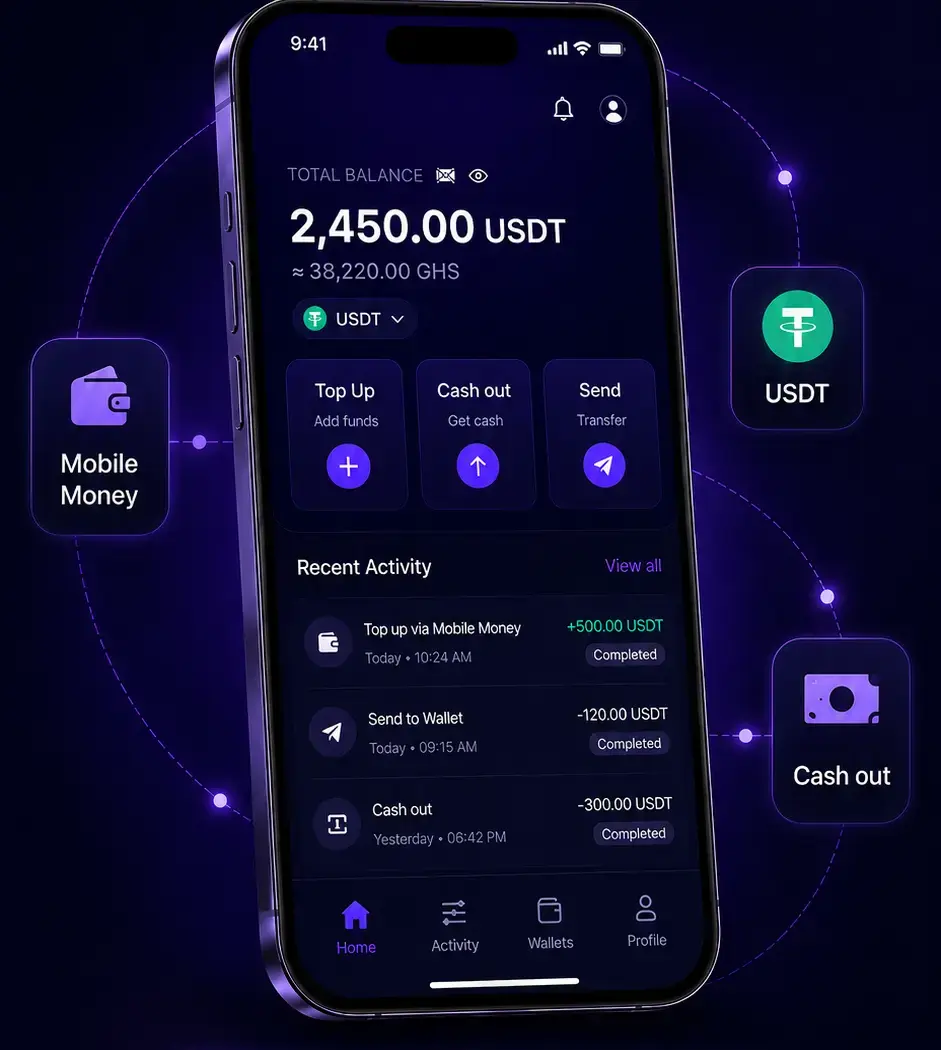 Kora connects Mobile Money, USDT and cash
